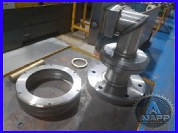 Ferramental de usinagem — flange e bucha