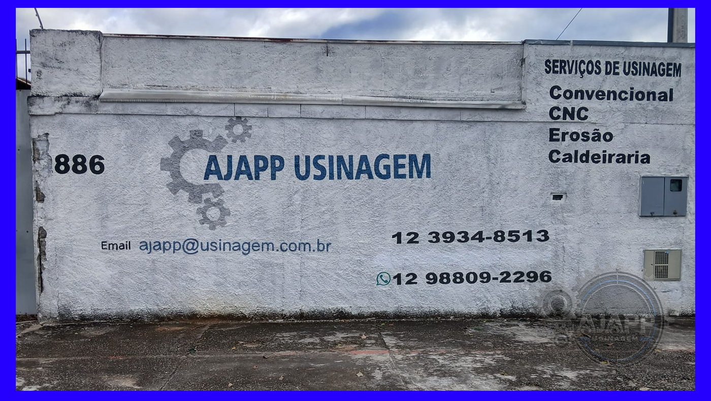 Fachada AJAPP Usinagem — São José dos Campos